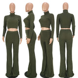 female 2-piece Outfits season
 cold season
 polo neck
 weaveted
 Sweater Tops & broad
 Leg Pants Sweat dresss
 twin
 piece
 dresss
able
 Sets