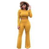 female 2-piece Outfits season
 cold season
 polo neck
 weaveted
 Sweater Tops & broad
 Leg Pants Sweat dresss
 twin
 piece
 dresss
able
 Sets